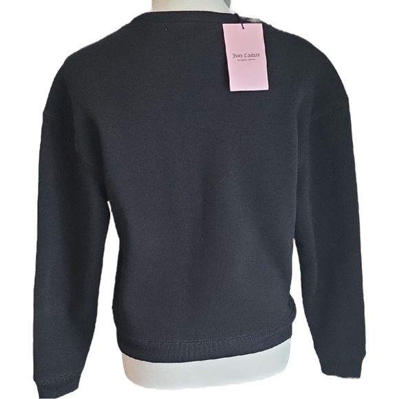 Juicy Couture Black Crew Neck Sweater small new - Picture 3 of 6